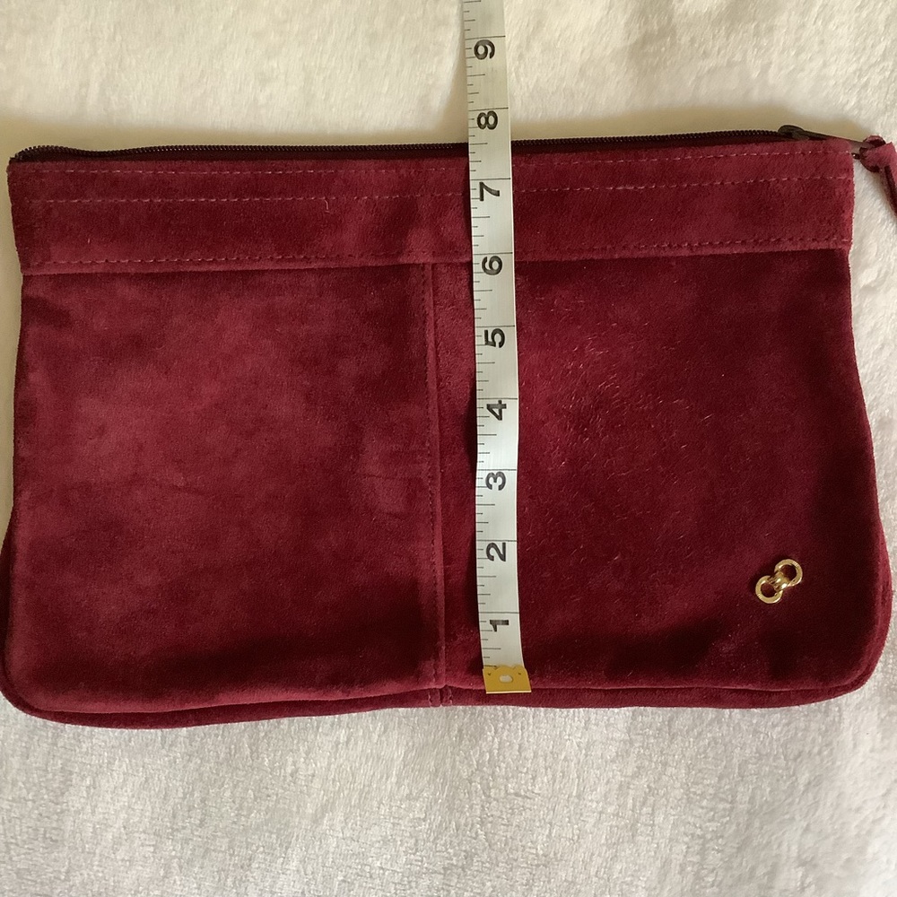 Suede Leather Clutch - Picture 9 of 11